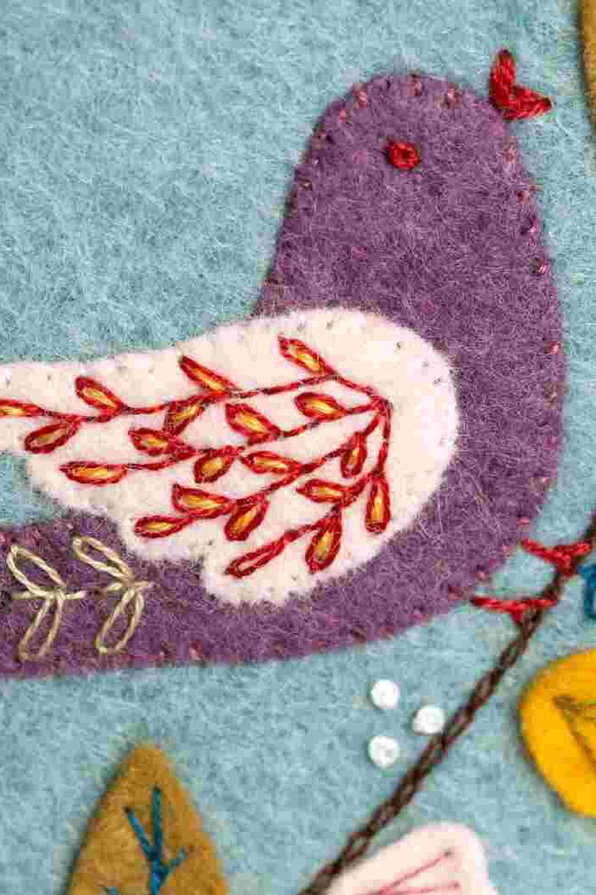 Dawn Chorus Embroidery Hoop Kit