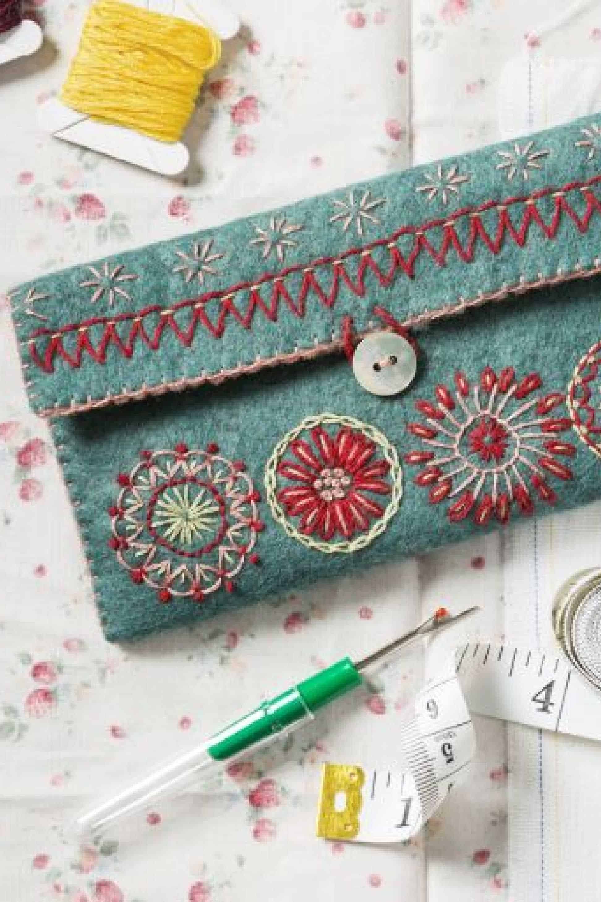 Sewing Pouch Felt Kit