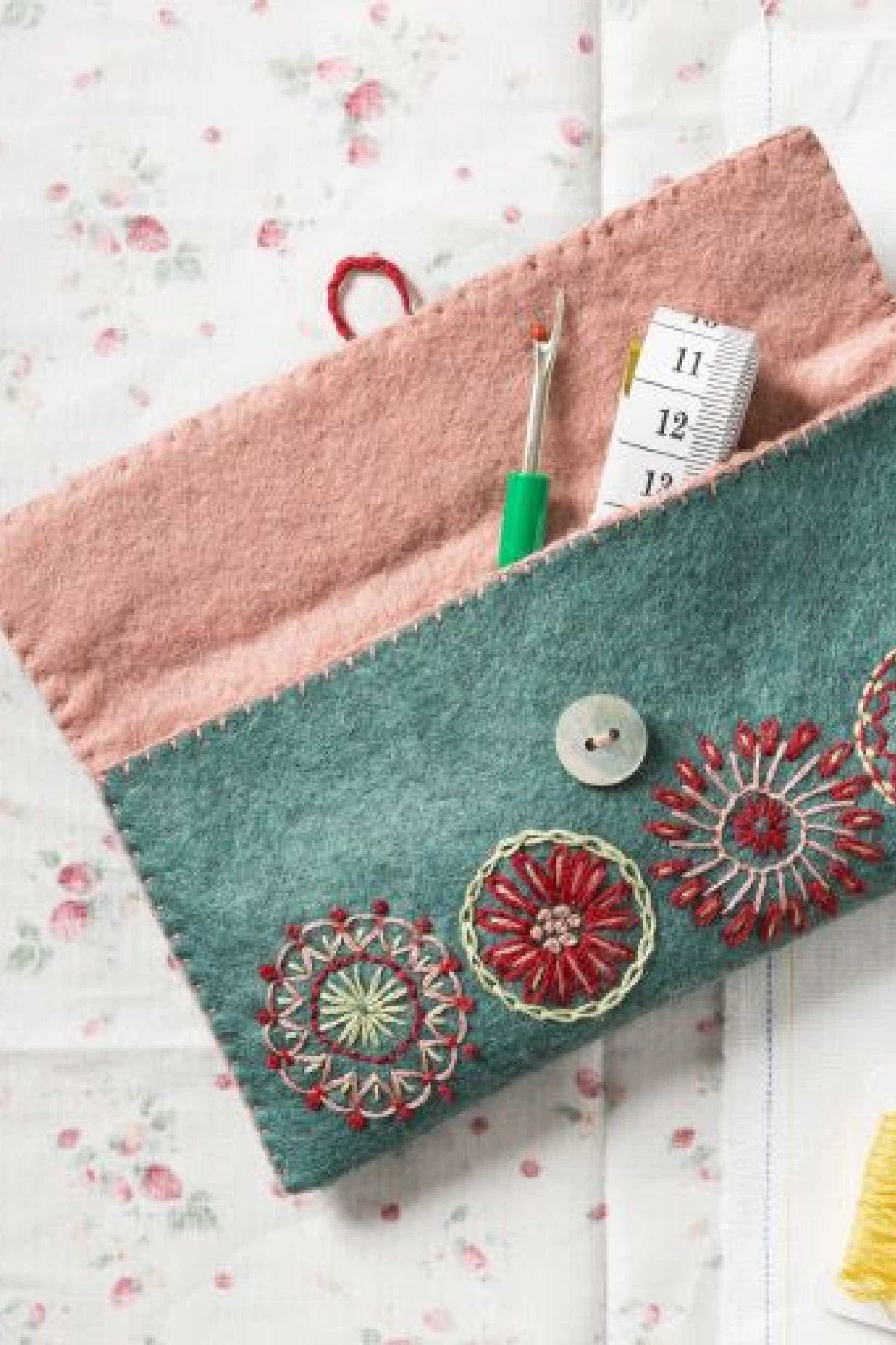 Sewing Pouch Felt Kit