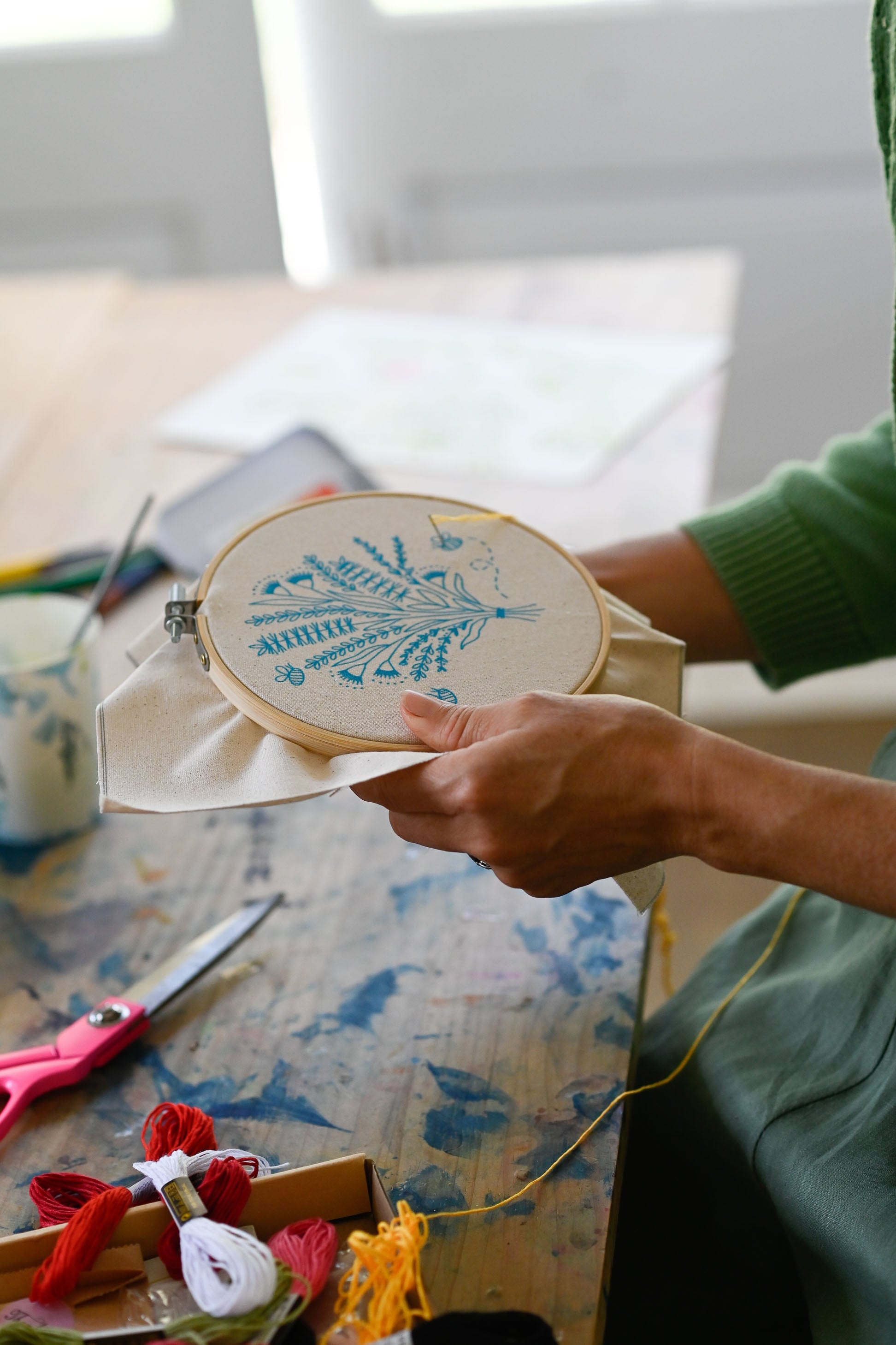 Honey Bee Embroidery Kit