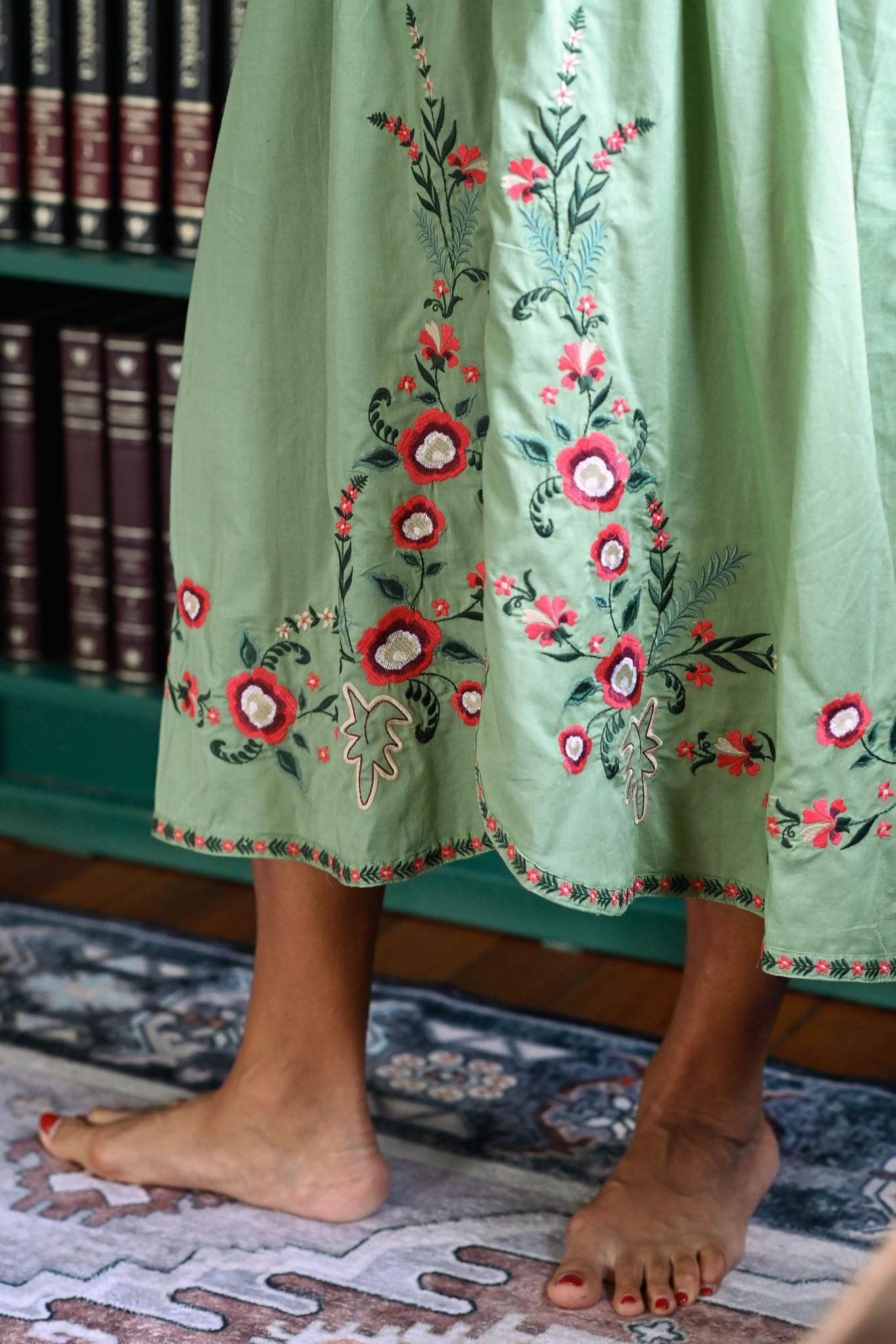 Juliet Dress Mineral Green
