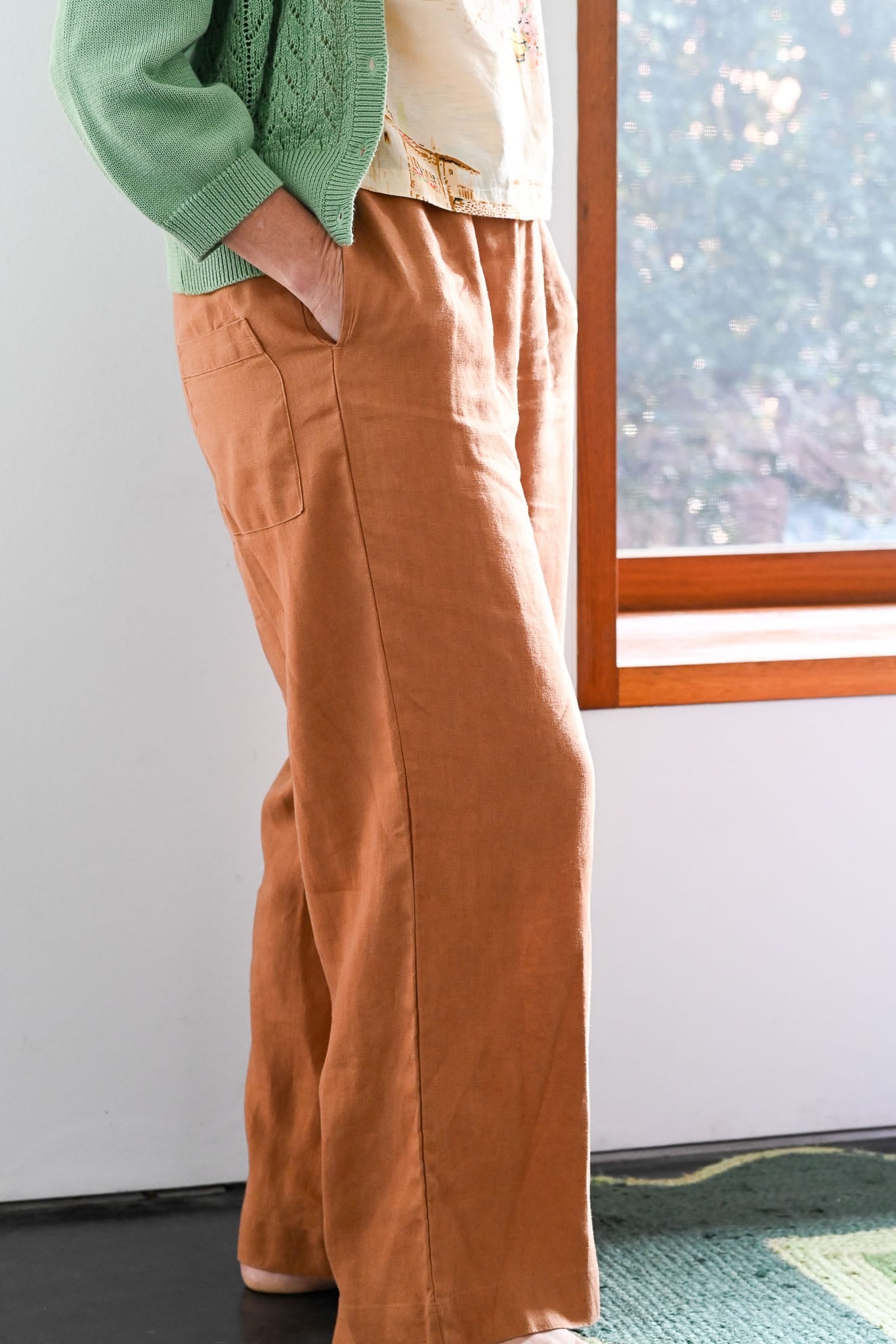 Ava Cotton Cardigan Mineral Green