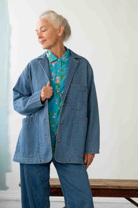 Lauren Bluesette jacket on woman
