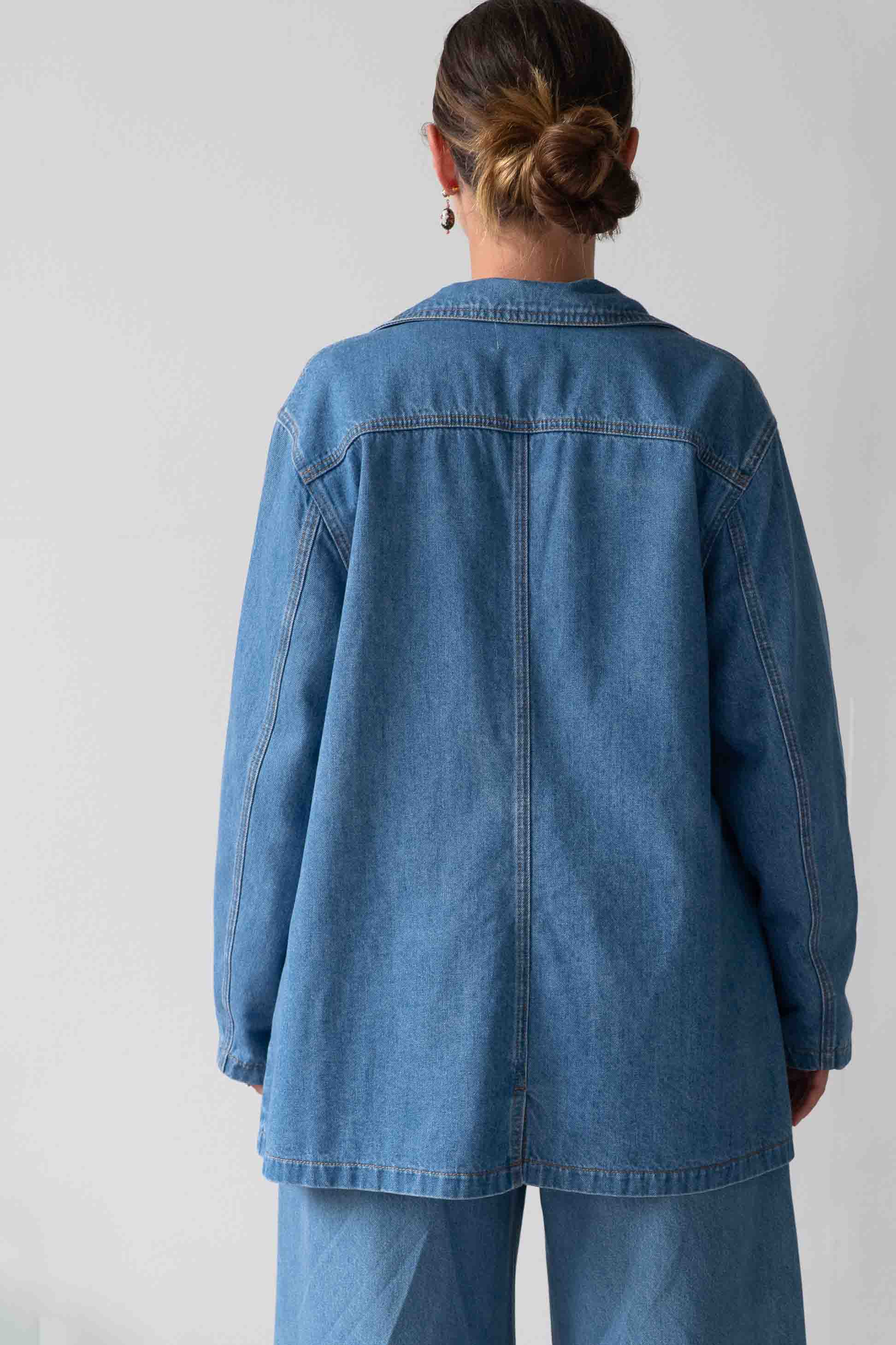 Dinah Jacket Ollie Denim - Back View