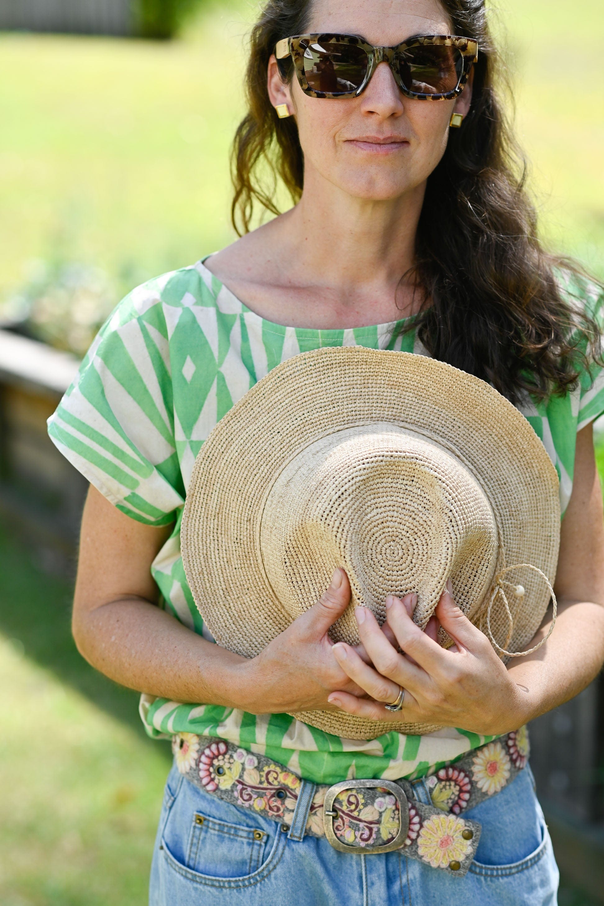 Elya Handwoven Lightweight Hat in Natural