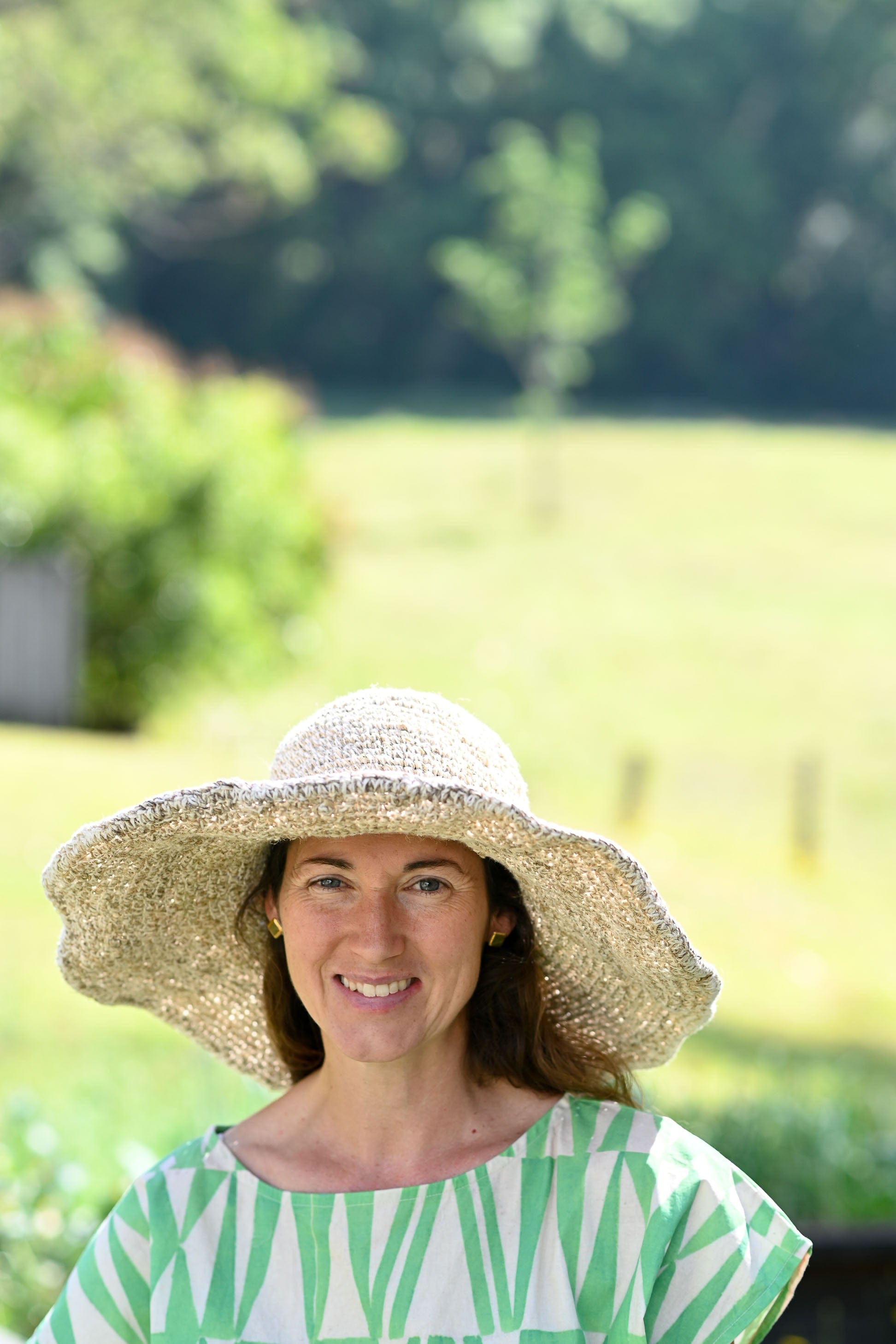 Rosalie Porcelain Stud Earrings Green