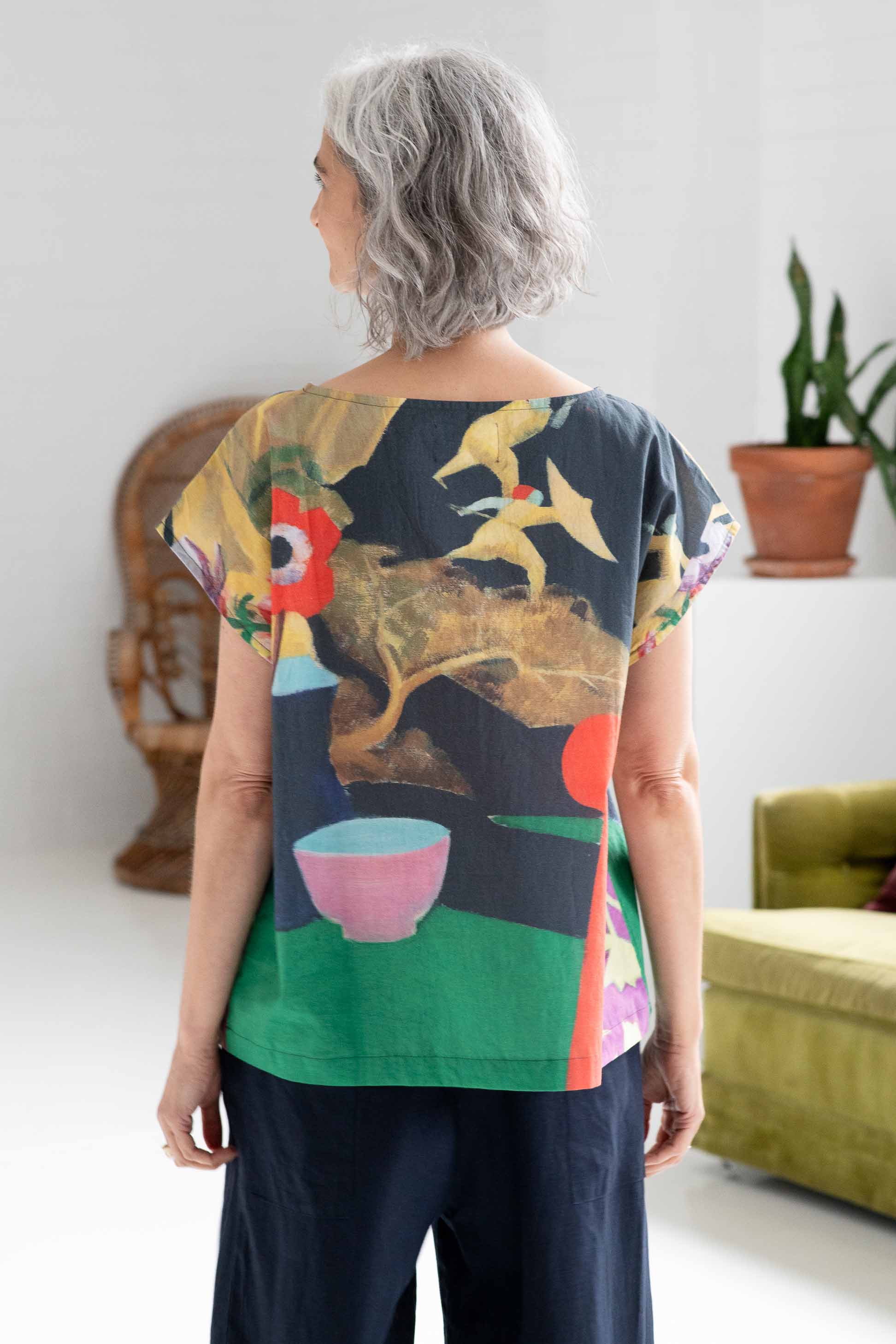 Eleanor top Still Life organic cotton