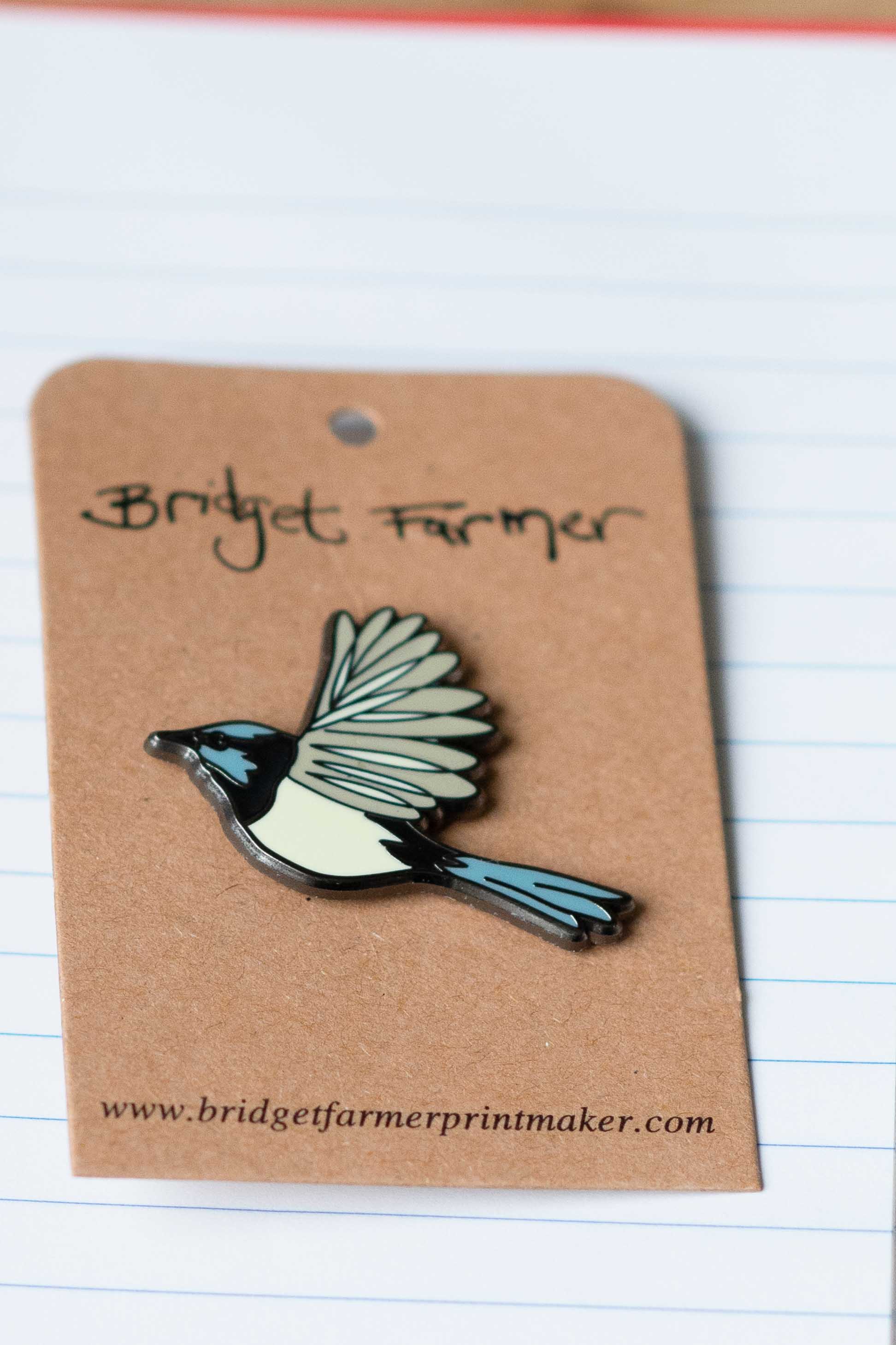 Superb Fairywren Pin