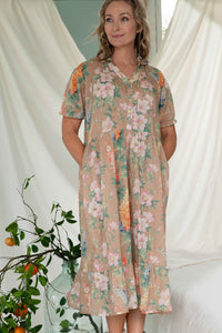 GeorgiaFlora dress with floral pattern