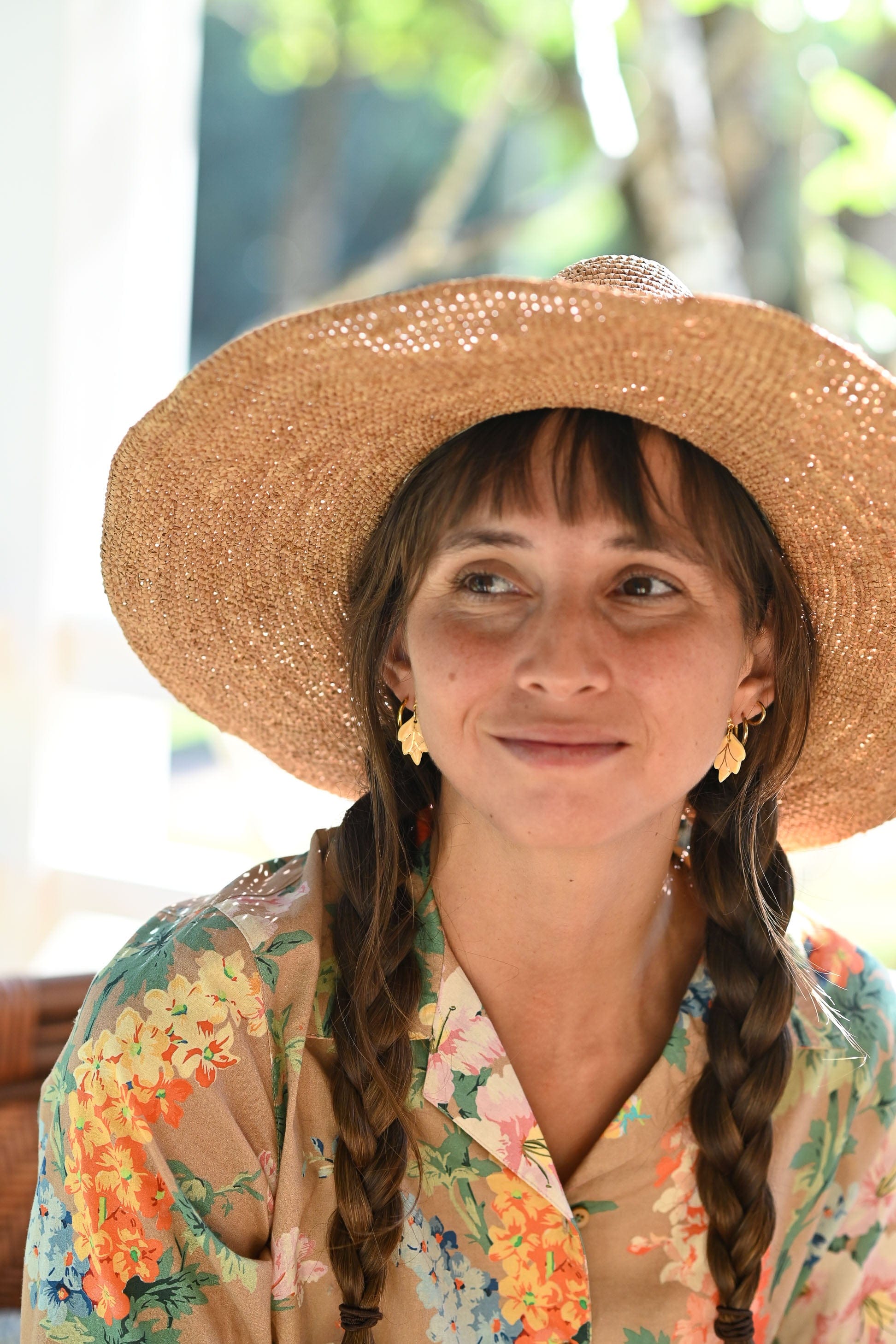 Aziz Adjustable Travel Hat in Light Brown