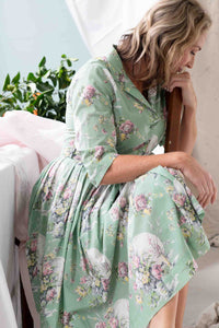 Gianna Newlyn in floral dress