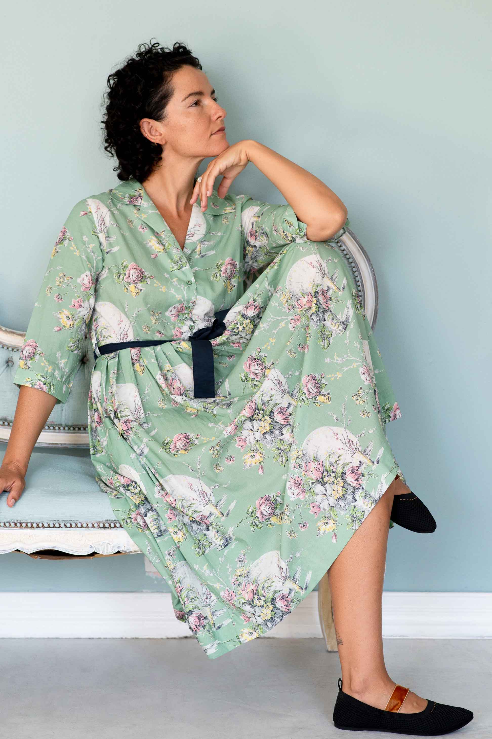 Gianna Newlyn in floral dress