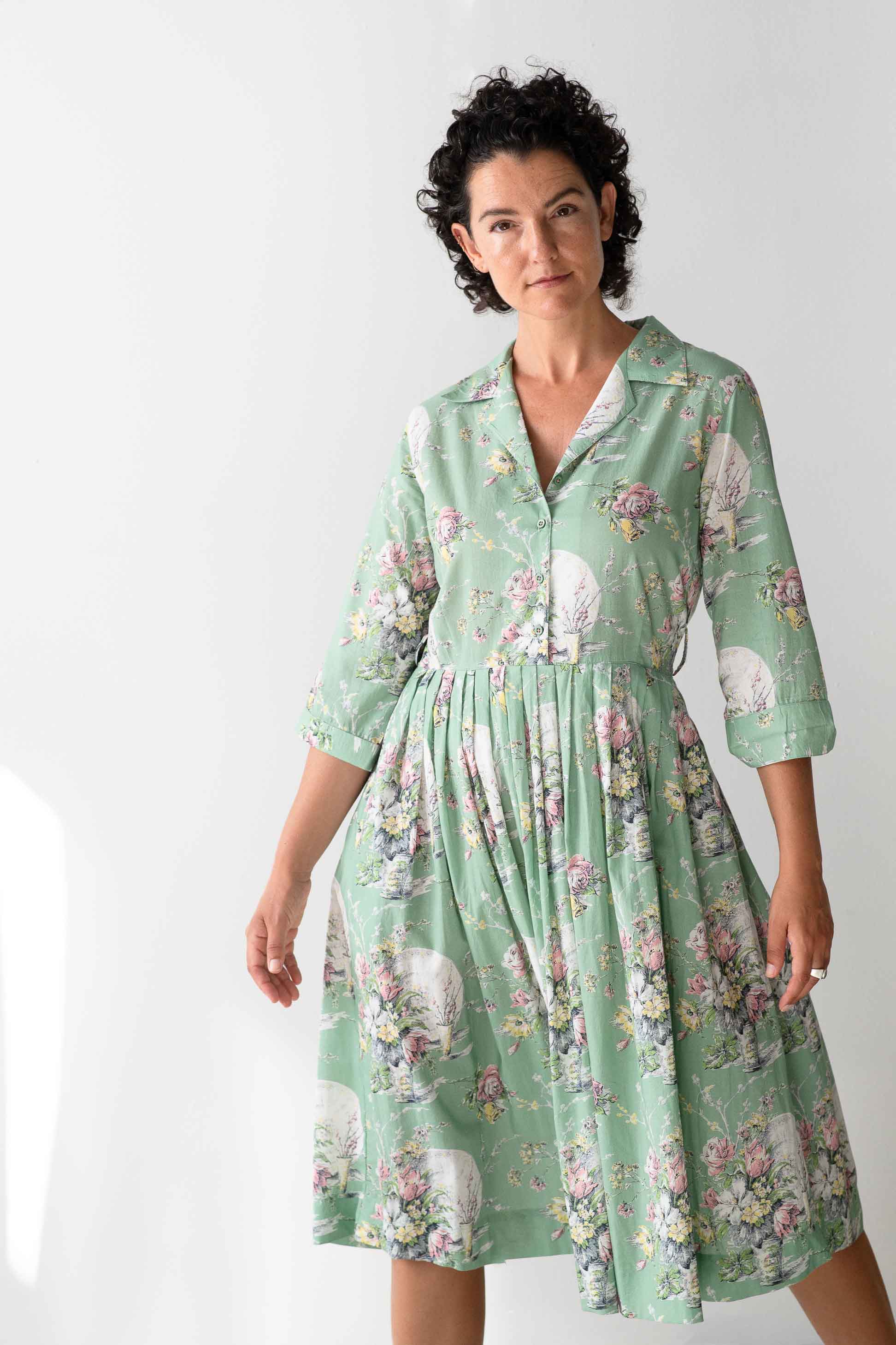 Gianna Newlyn in floral dress