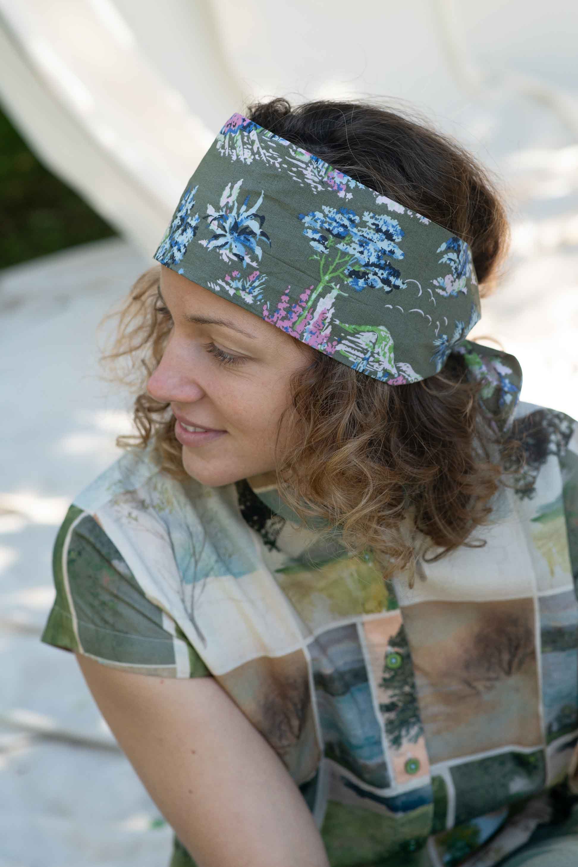 Hair Wrap Wide in Valencia