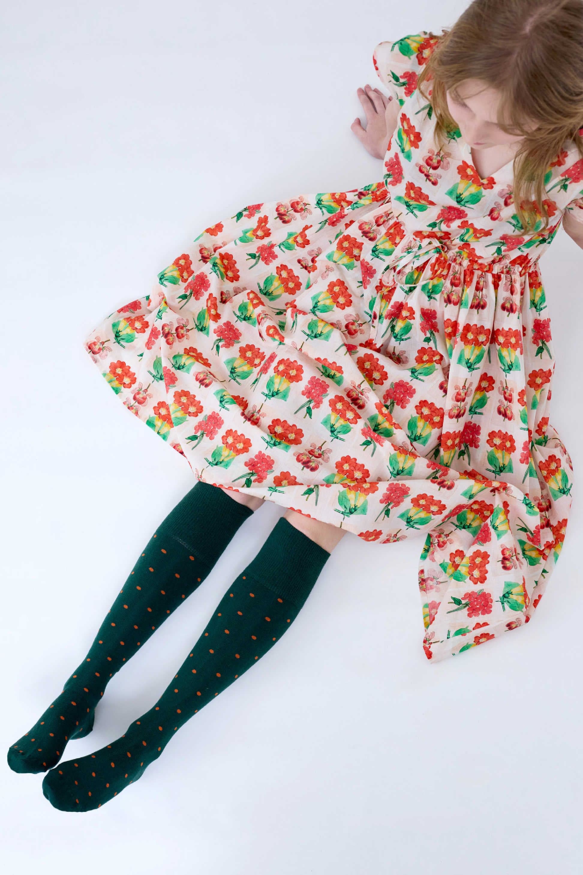 Dotty Cotton Socks Bottle