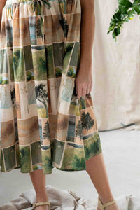 Heidi Nature Studies dress with landscape print