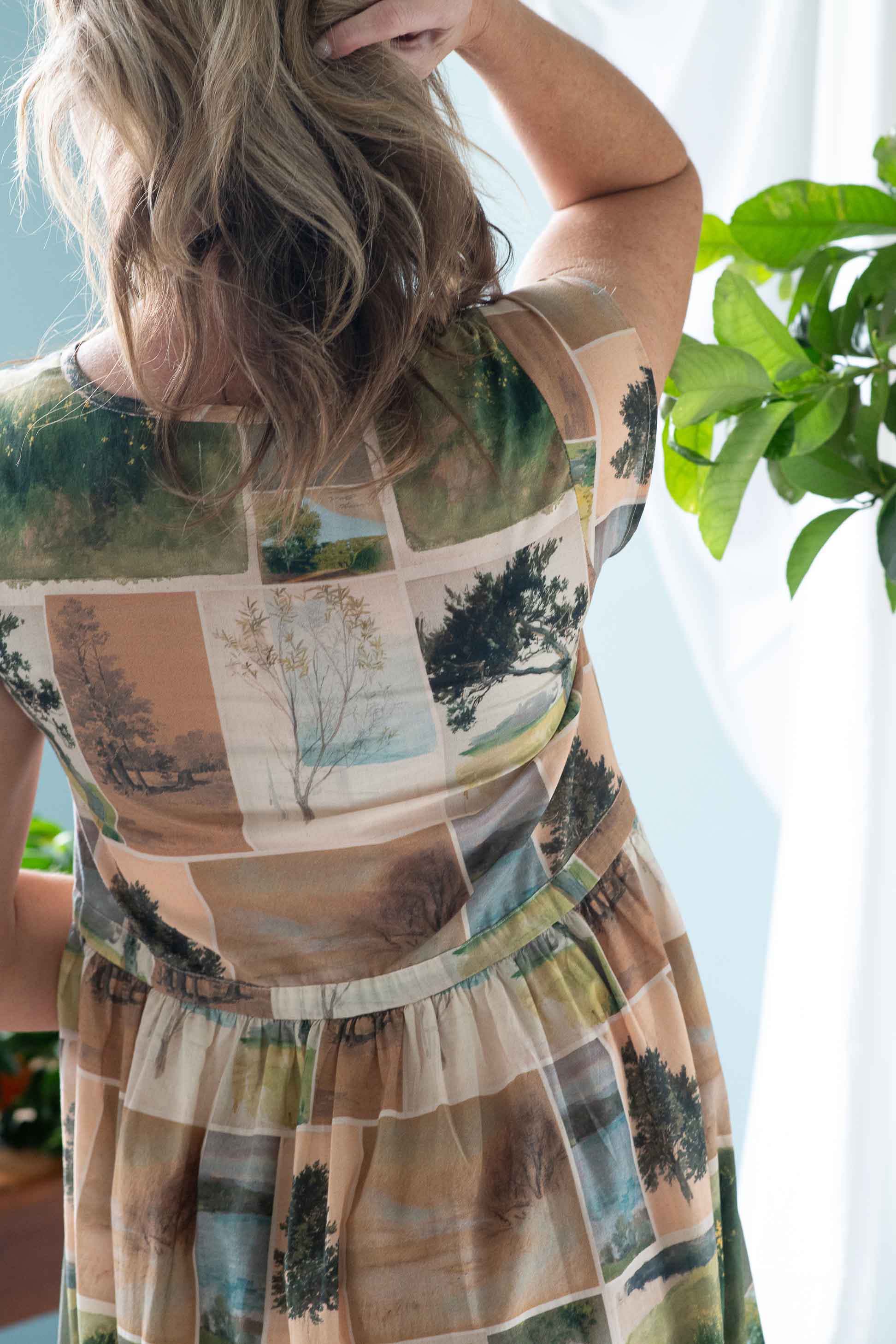 Woman in Heidi Nature Studies dress