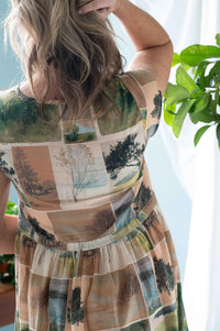 Woman in Heidi Nature Studies dress