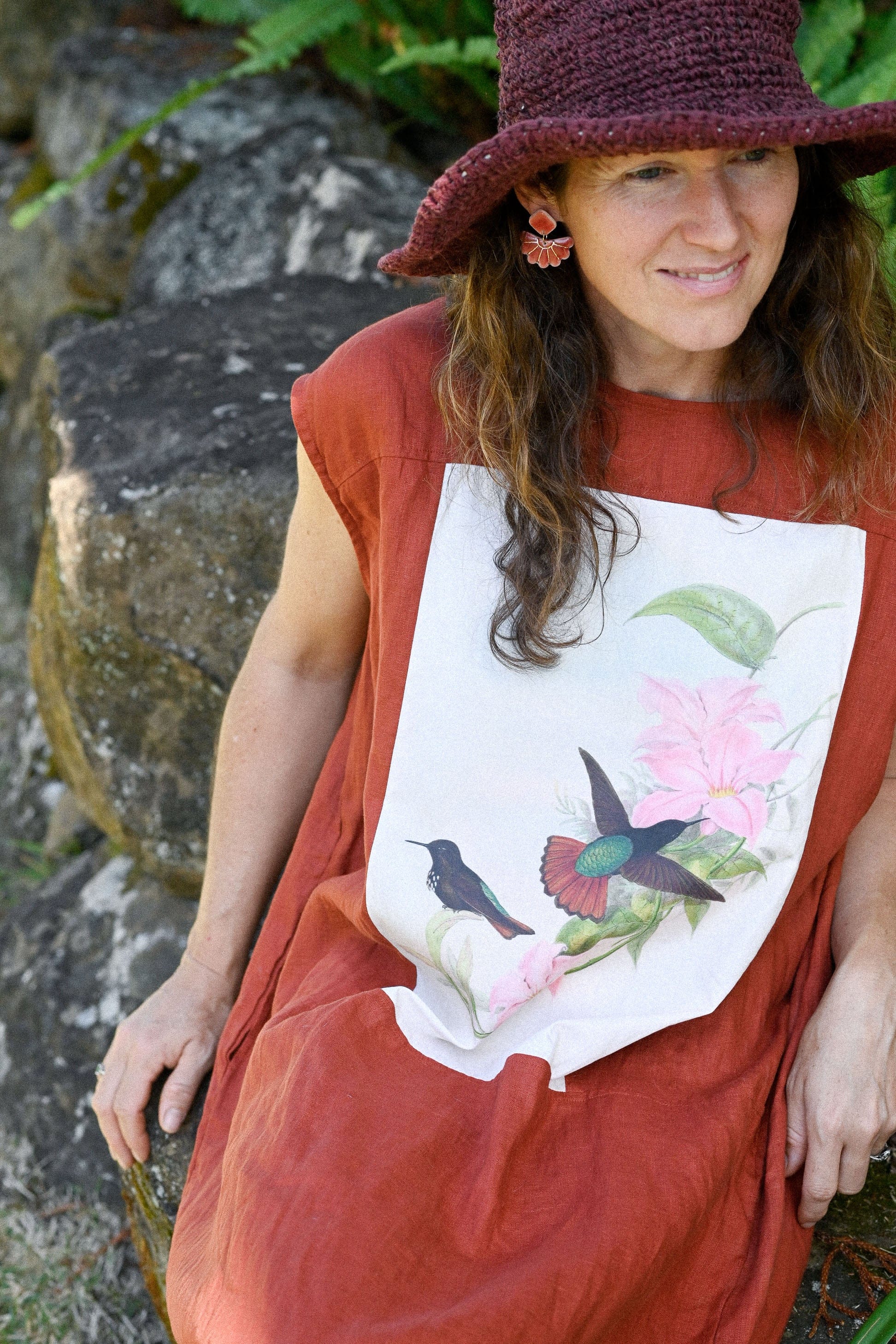 Polly Lightweight Adjustable Hat Merlot