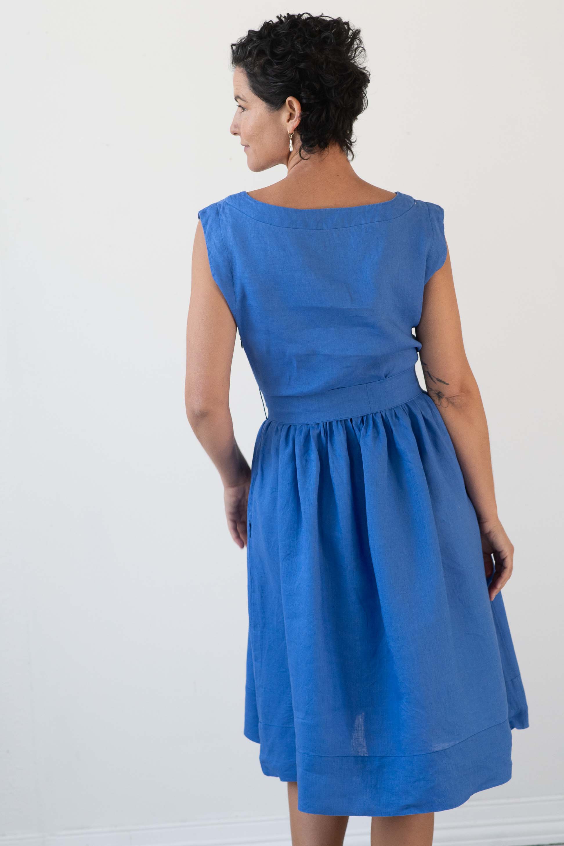 Jane Dress Lapis blue dress, photo DSC8027