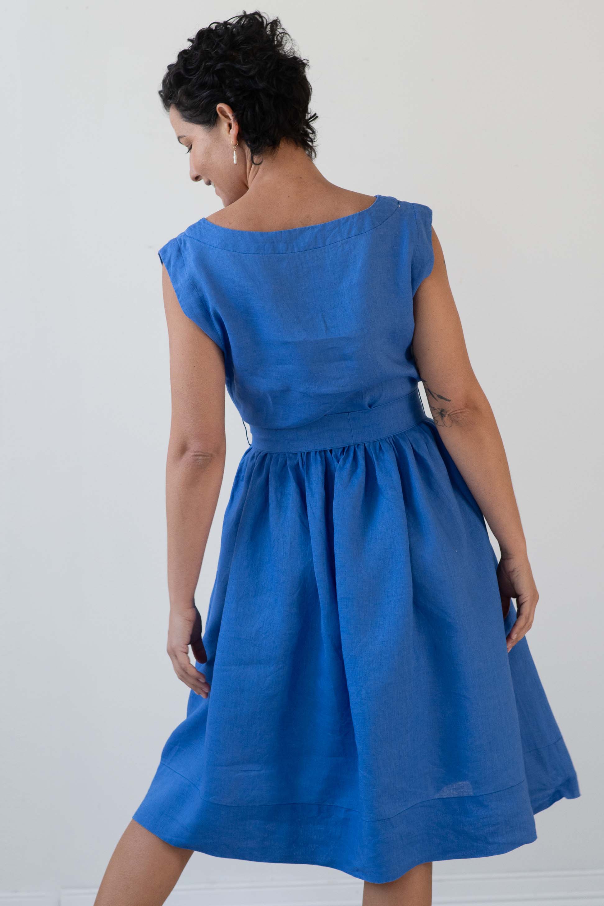Jane Lapis Blue Dress
