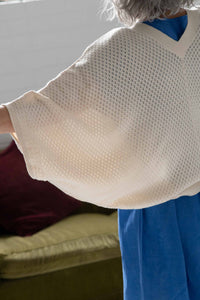 Jilly Shrug in off-white knit, DSC2424