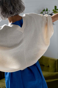 Jilly Shrug in waffle knit fabric, DSC2426