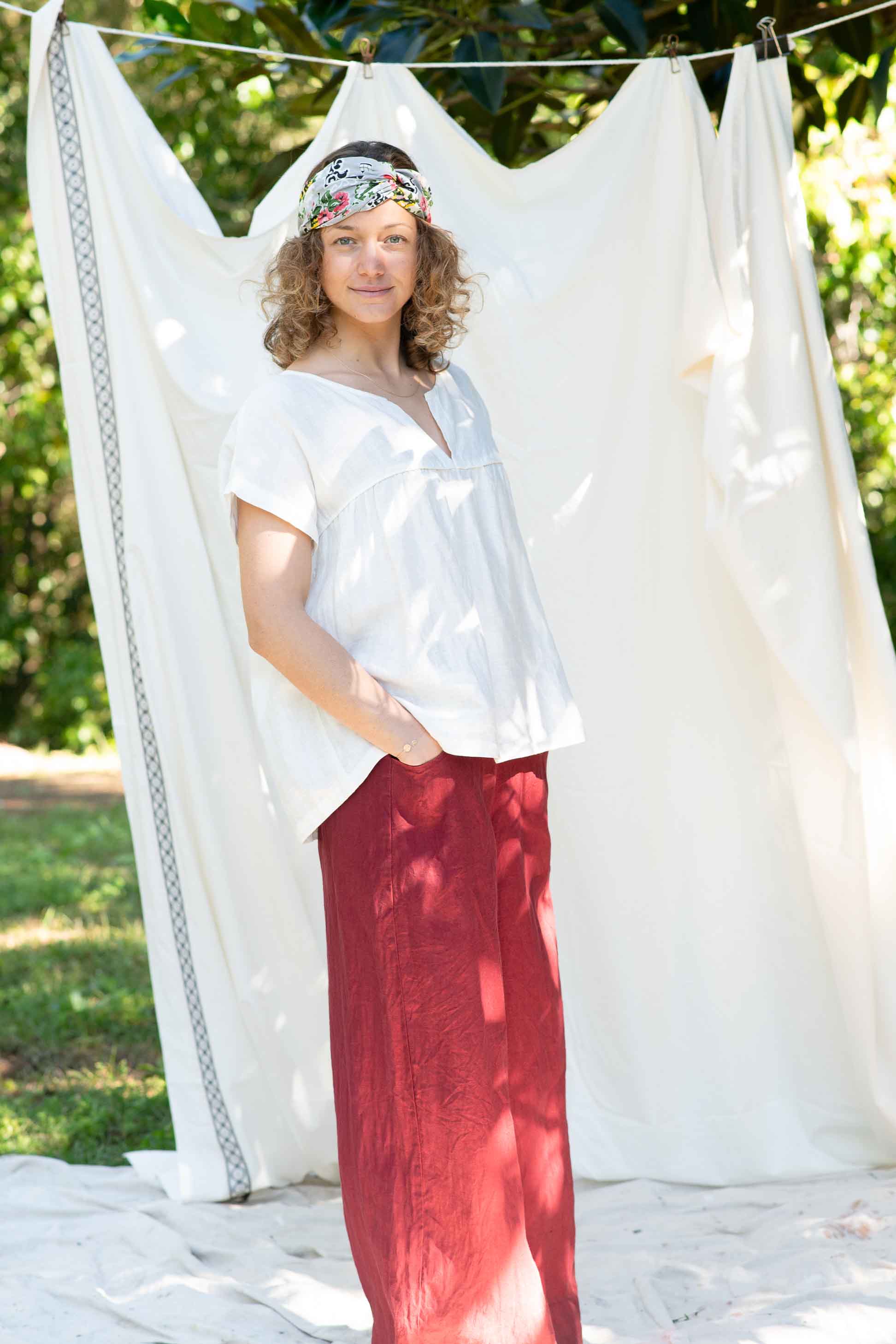 Julia top Warm White