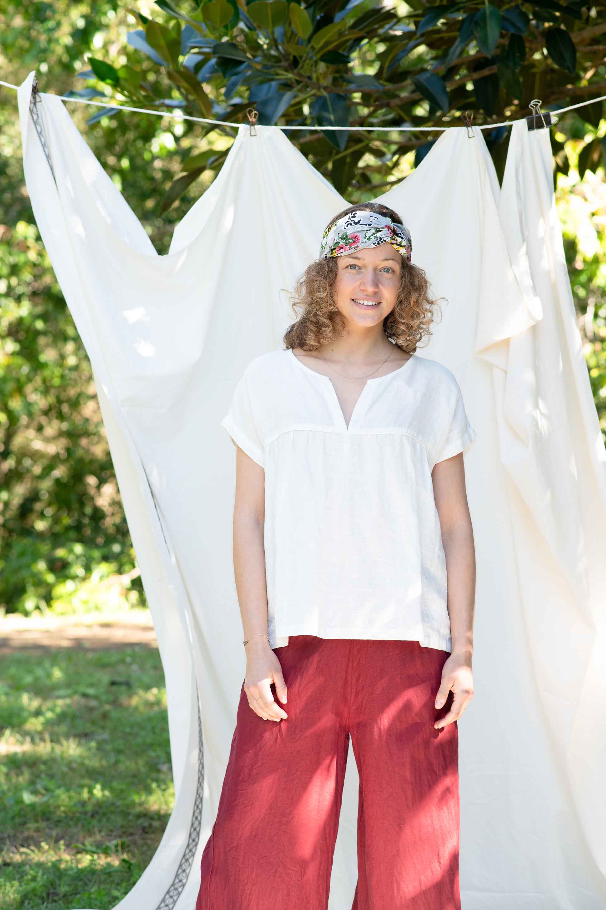 Julia top Warm White