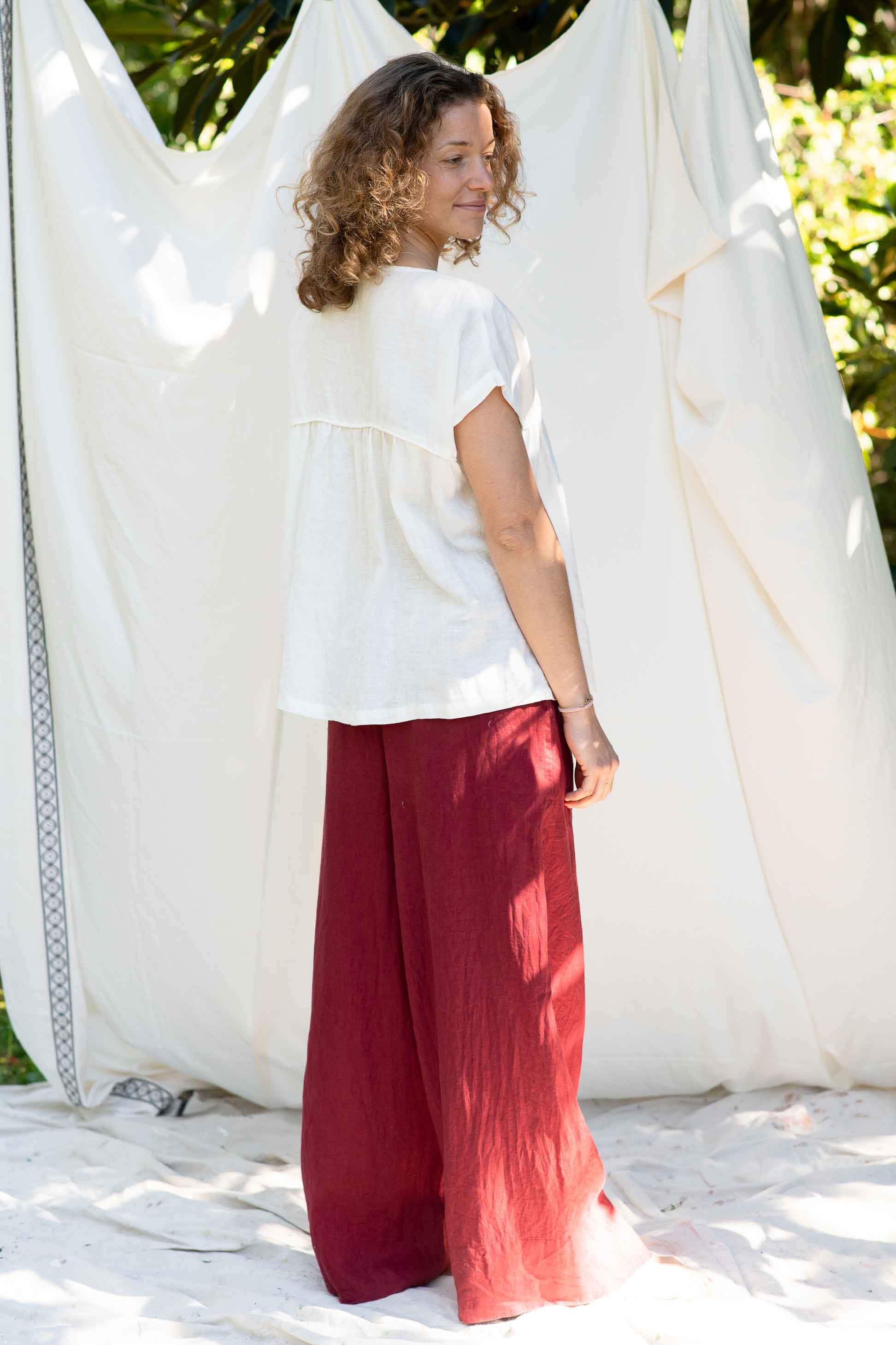 Julia top Warm White