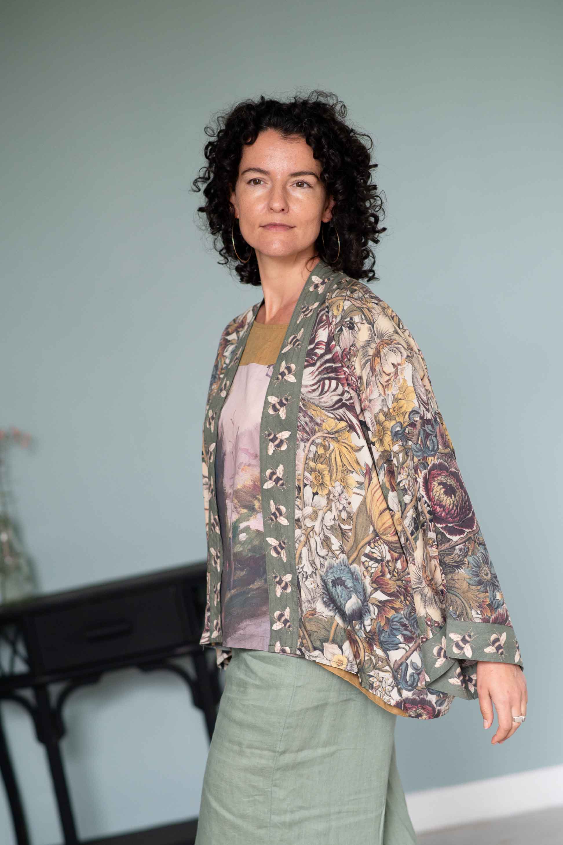 Love Grows Wild Crop Kimono