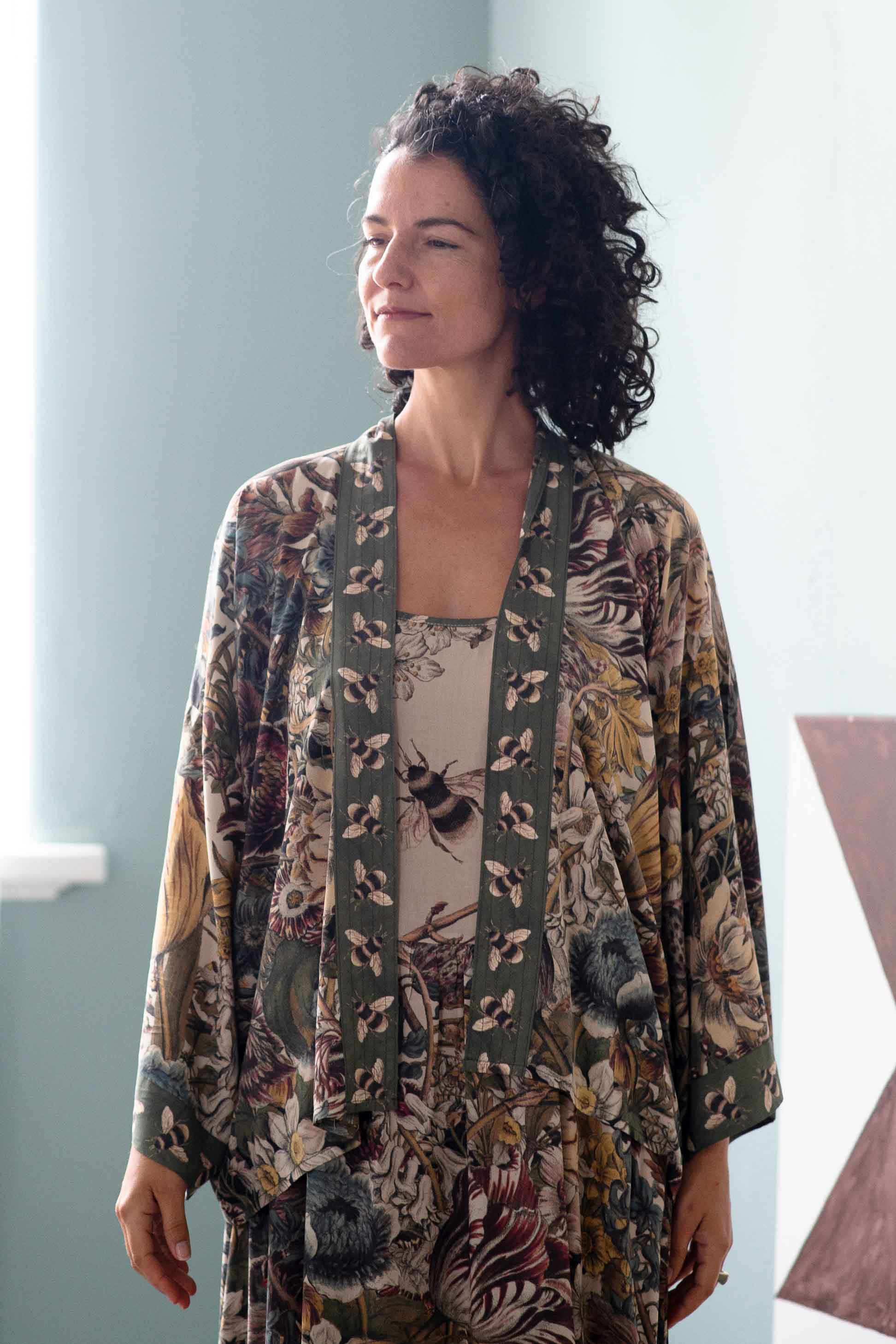 Love Grows Wild Crop Kimono