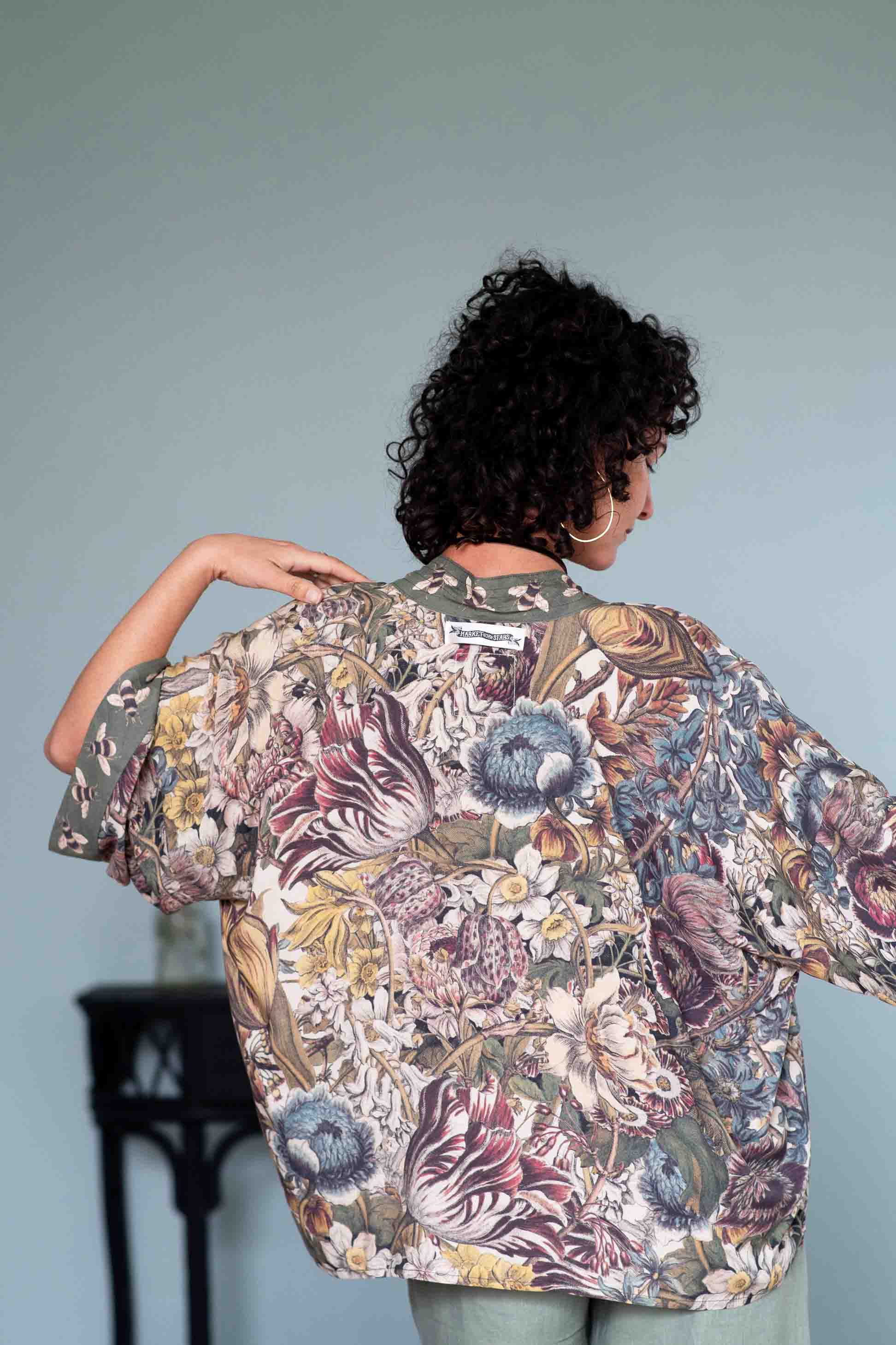 Love Grows Wild Crop Kimono