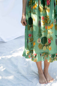 Marisa Tropics floral dress, DSC7705