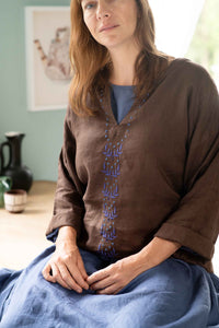 Eliza Indigo Marli Top on woman