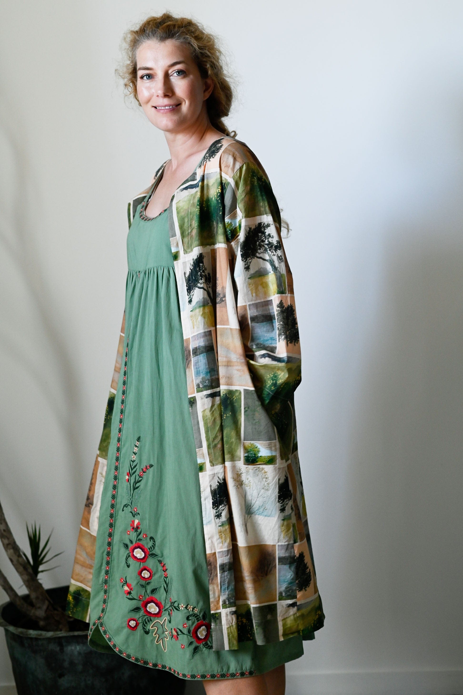 Juliet Dress Mineral Green