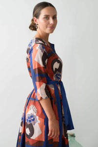 Woman in Michaela dress