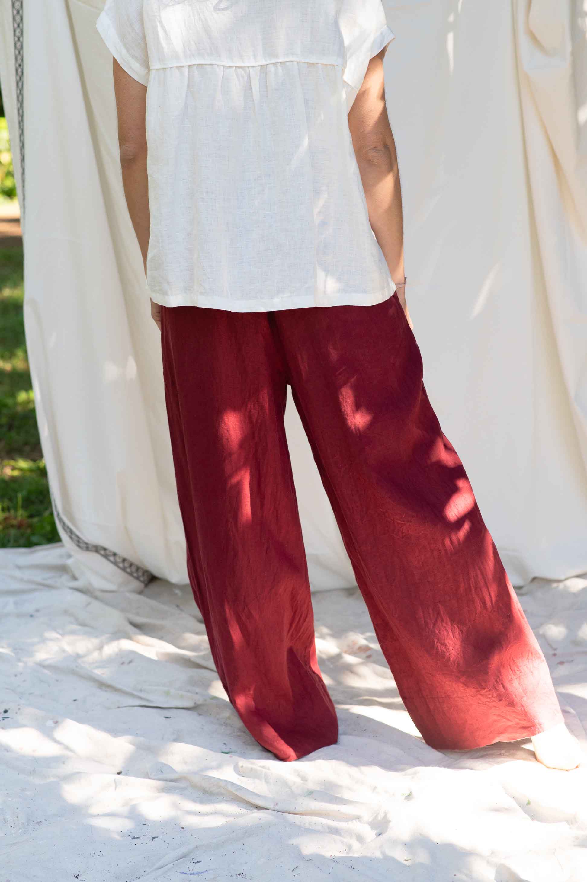 Ollie Pant Cherry