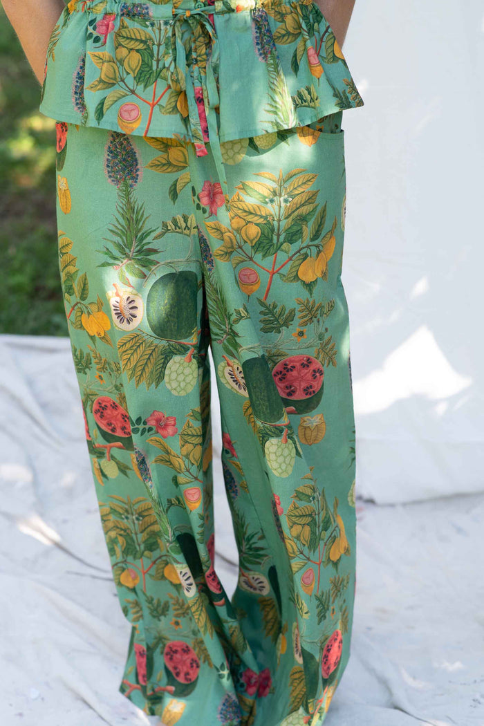 OllieTropics botanical print pants