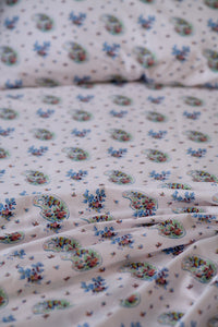 Sheets with paisley and floral design