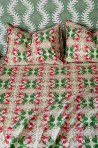 Pelargonium floral sheet set