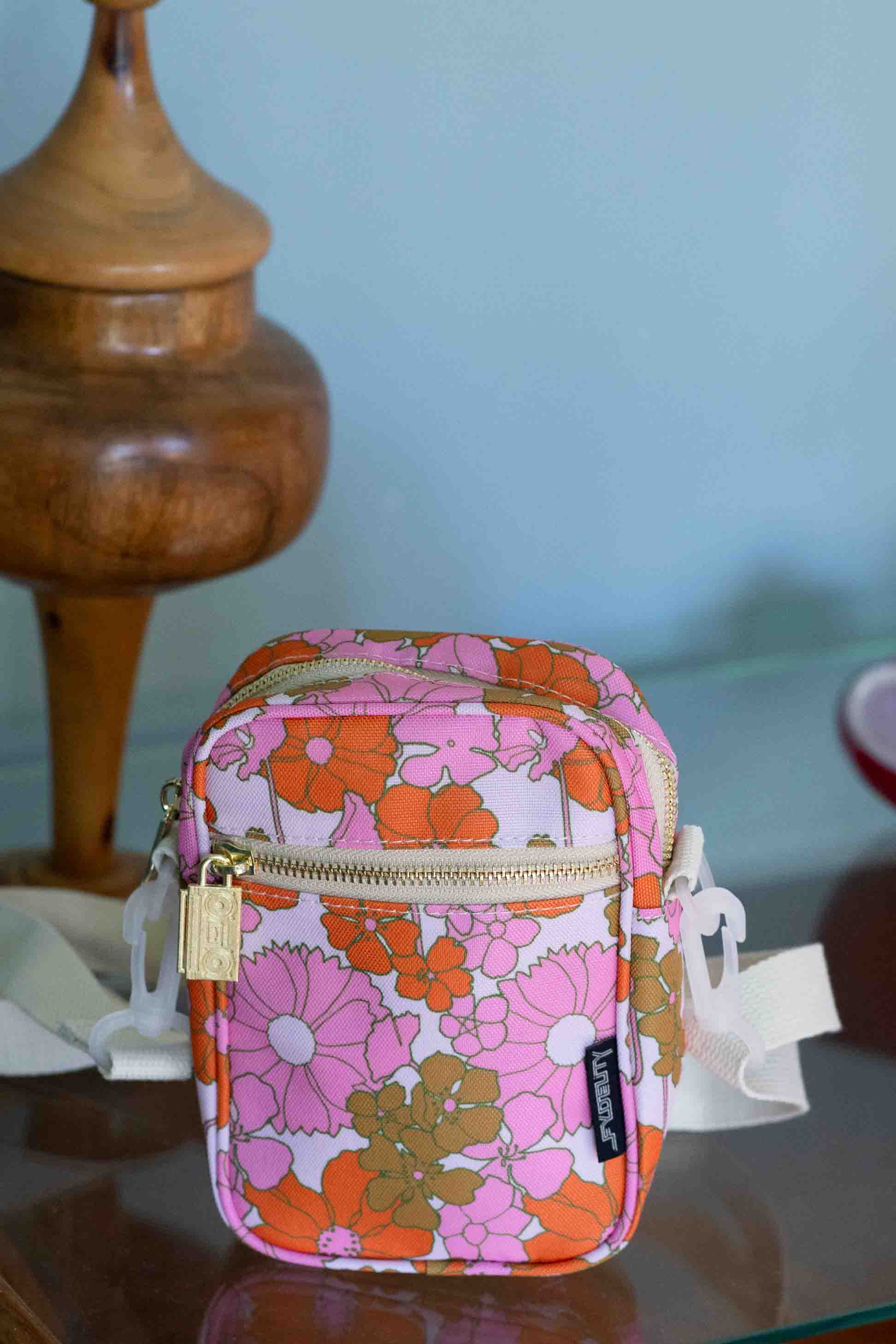 Mini Brick Bag Floral Pink