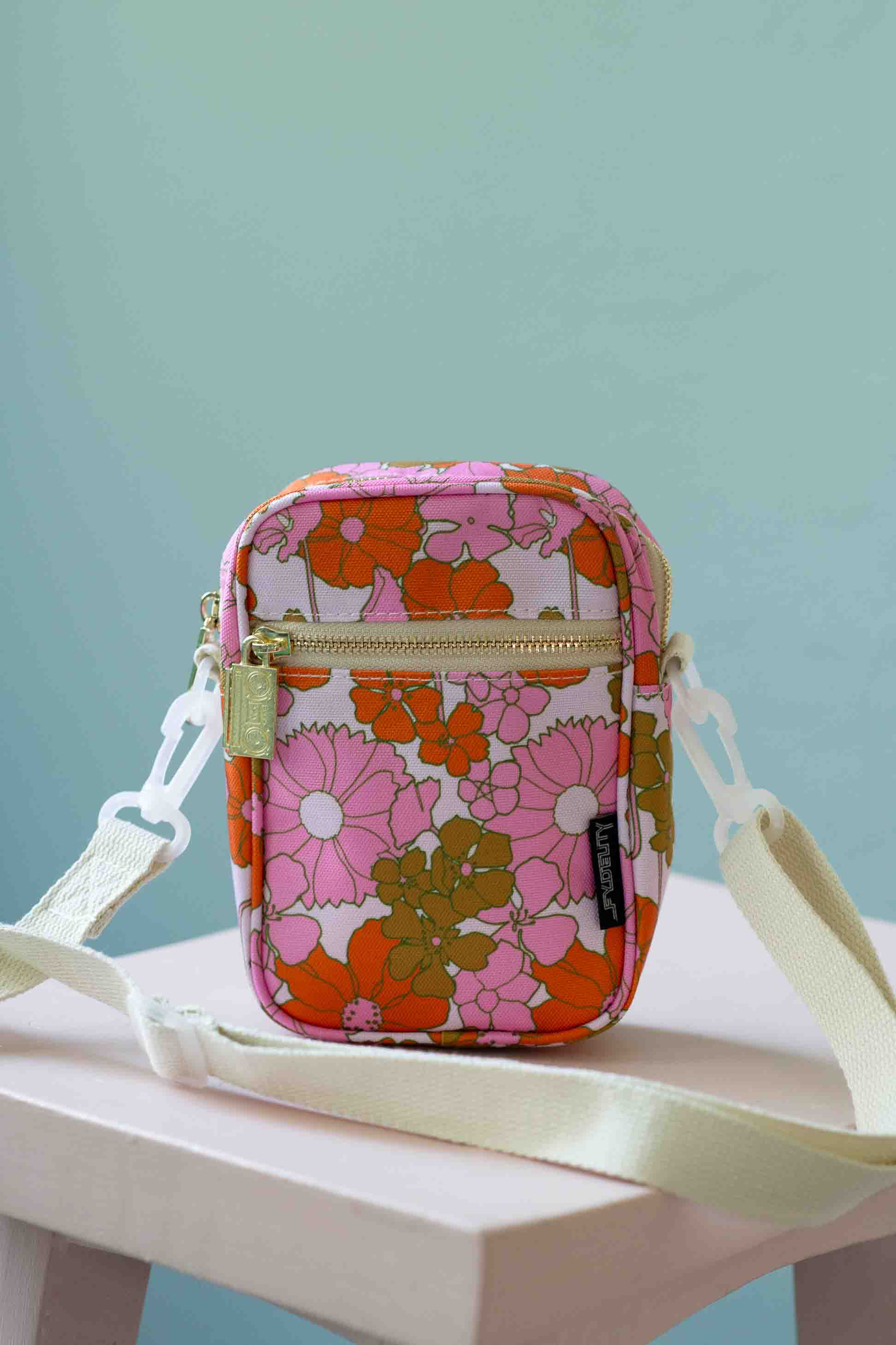 Mini Brick Bag Floral Pink