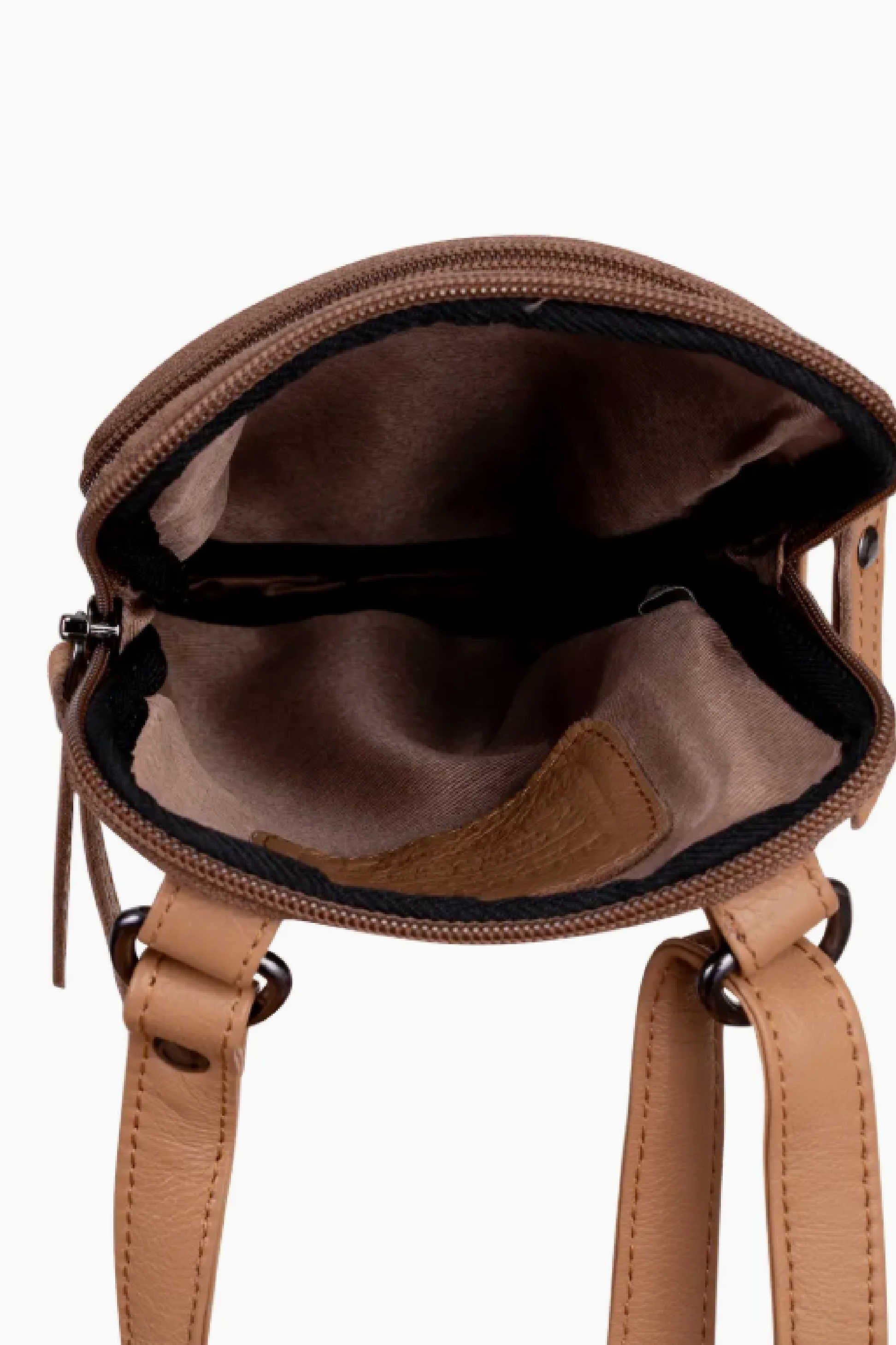 Piper Cross Body Leather Bag Tan