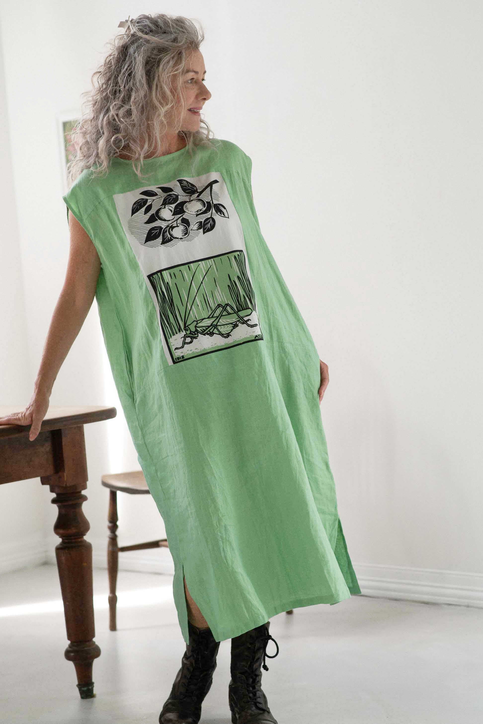 Polly dress Greengage