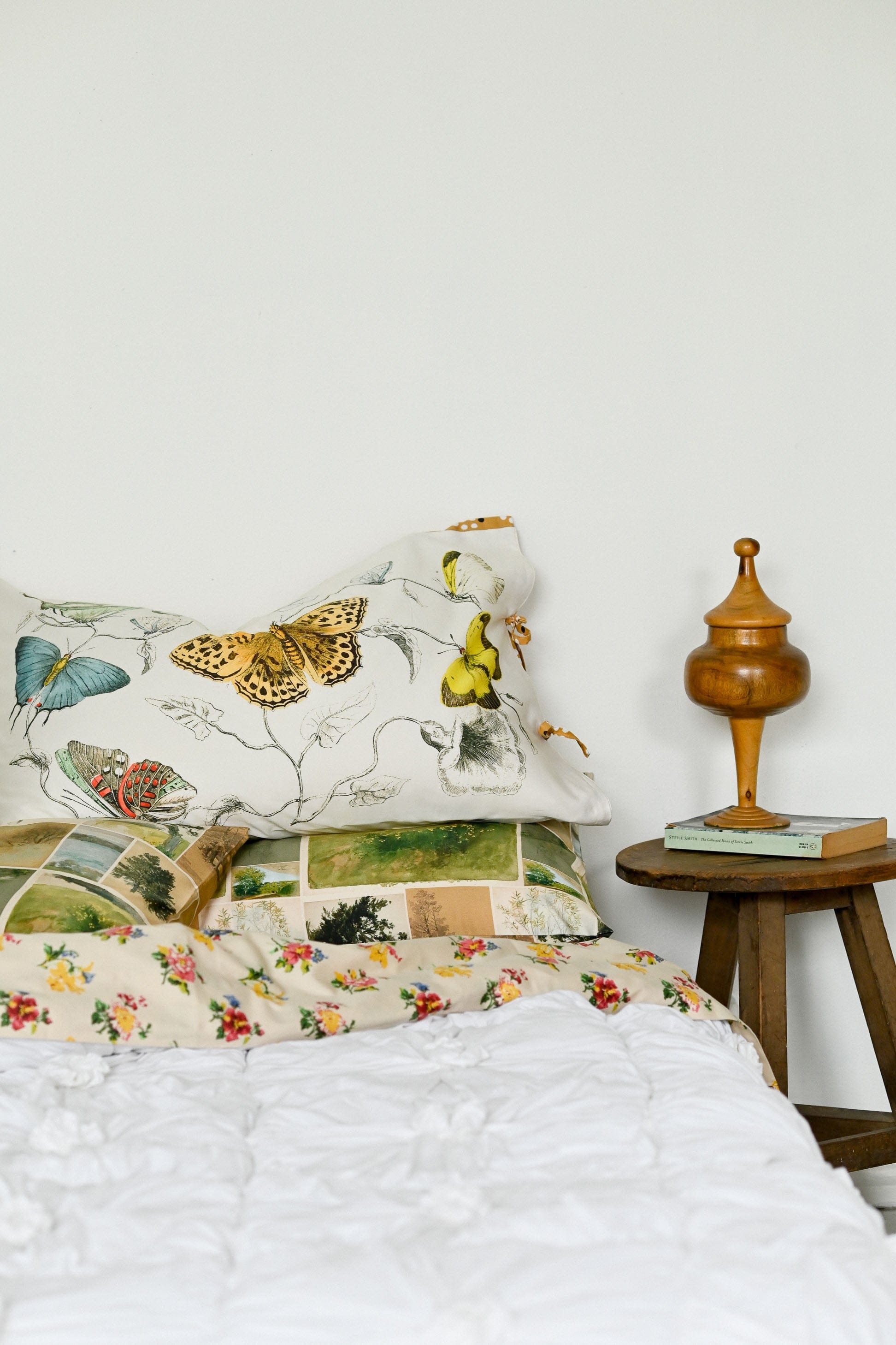 Rosette quilt in White *organic cotton