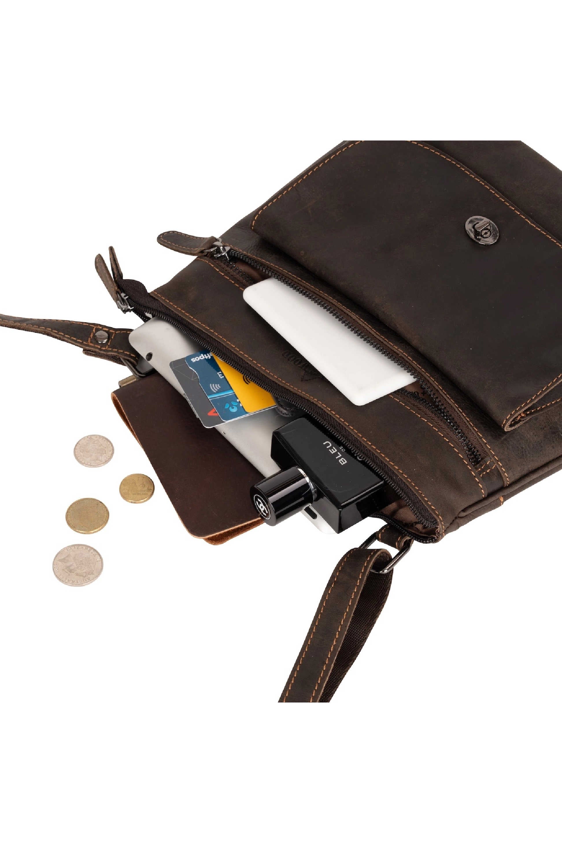 Rotorua Shoulder Bag Brown