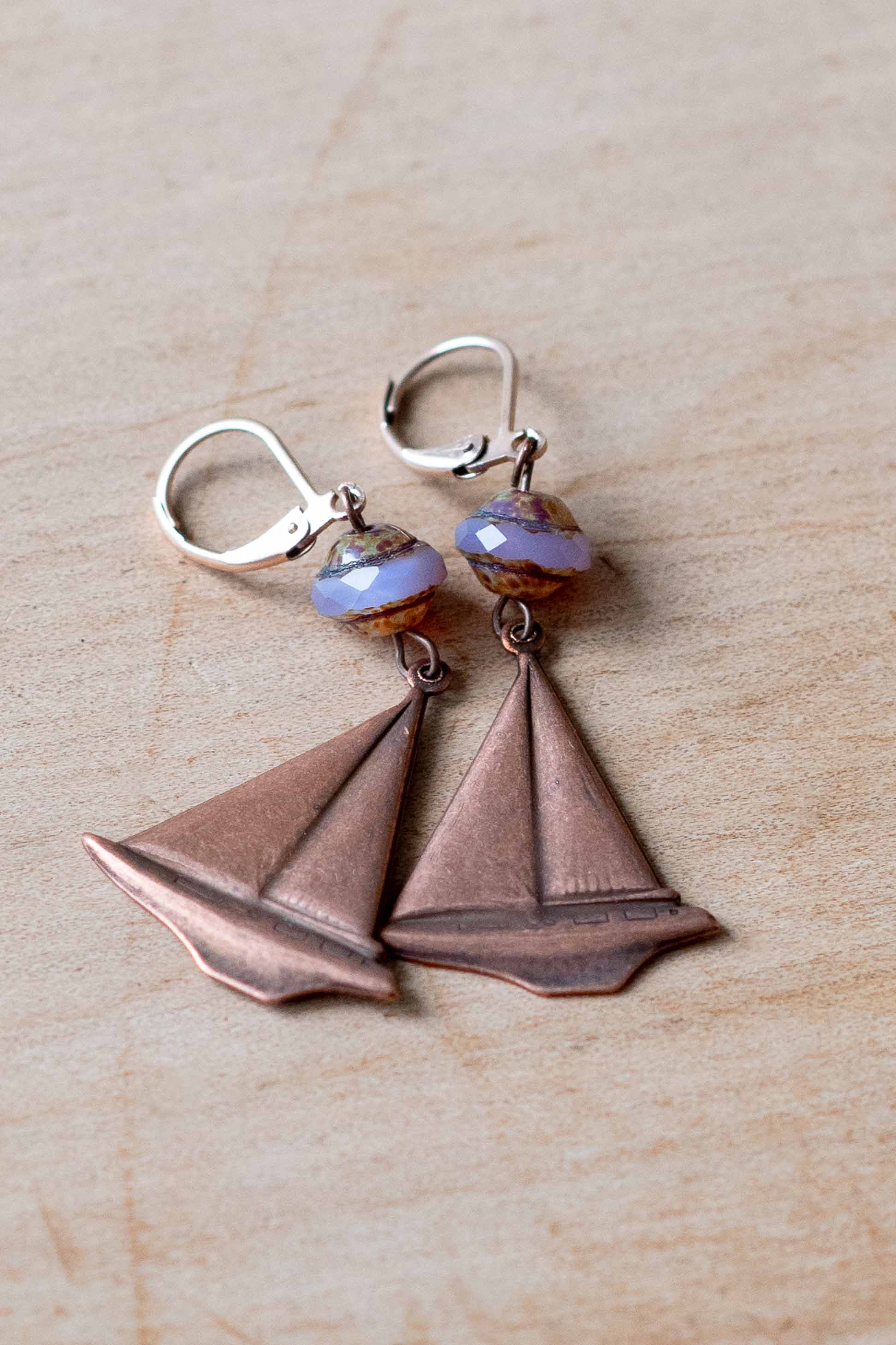 Sail Away vintage earrings