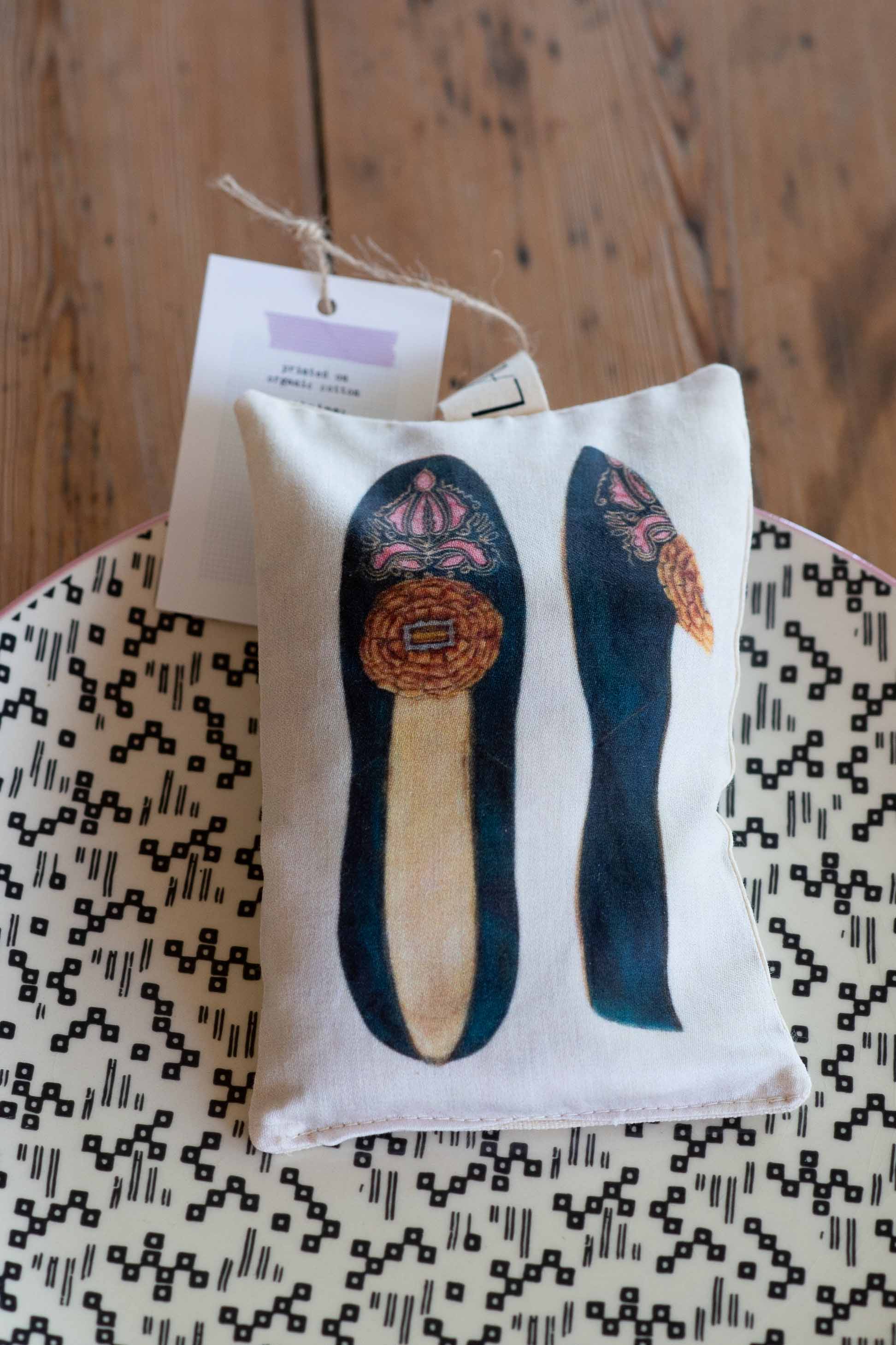 Scented Sachet Slippers - Lavender