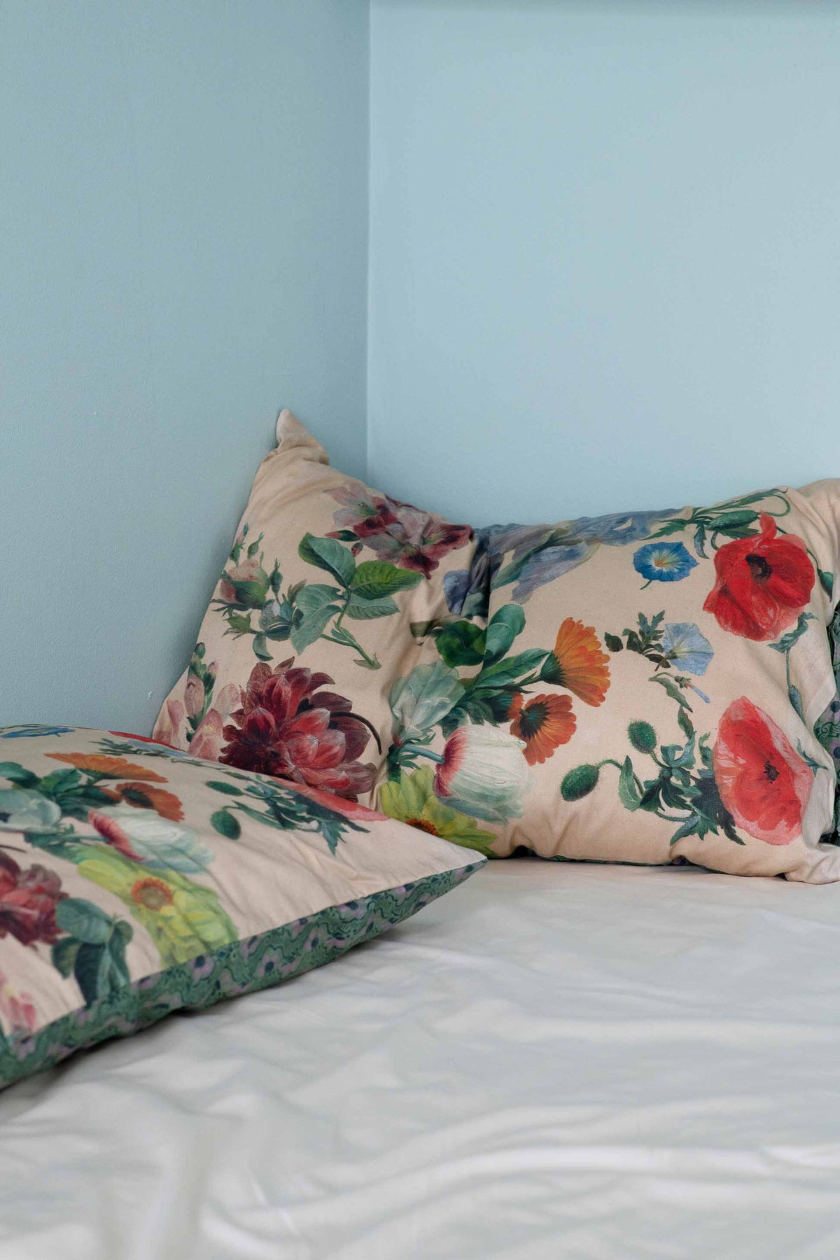 Summer Flowers on Pillows